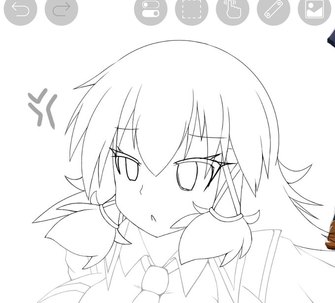 難しく考えずにパッと描いたらいい感じになった 