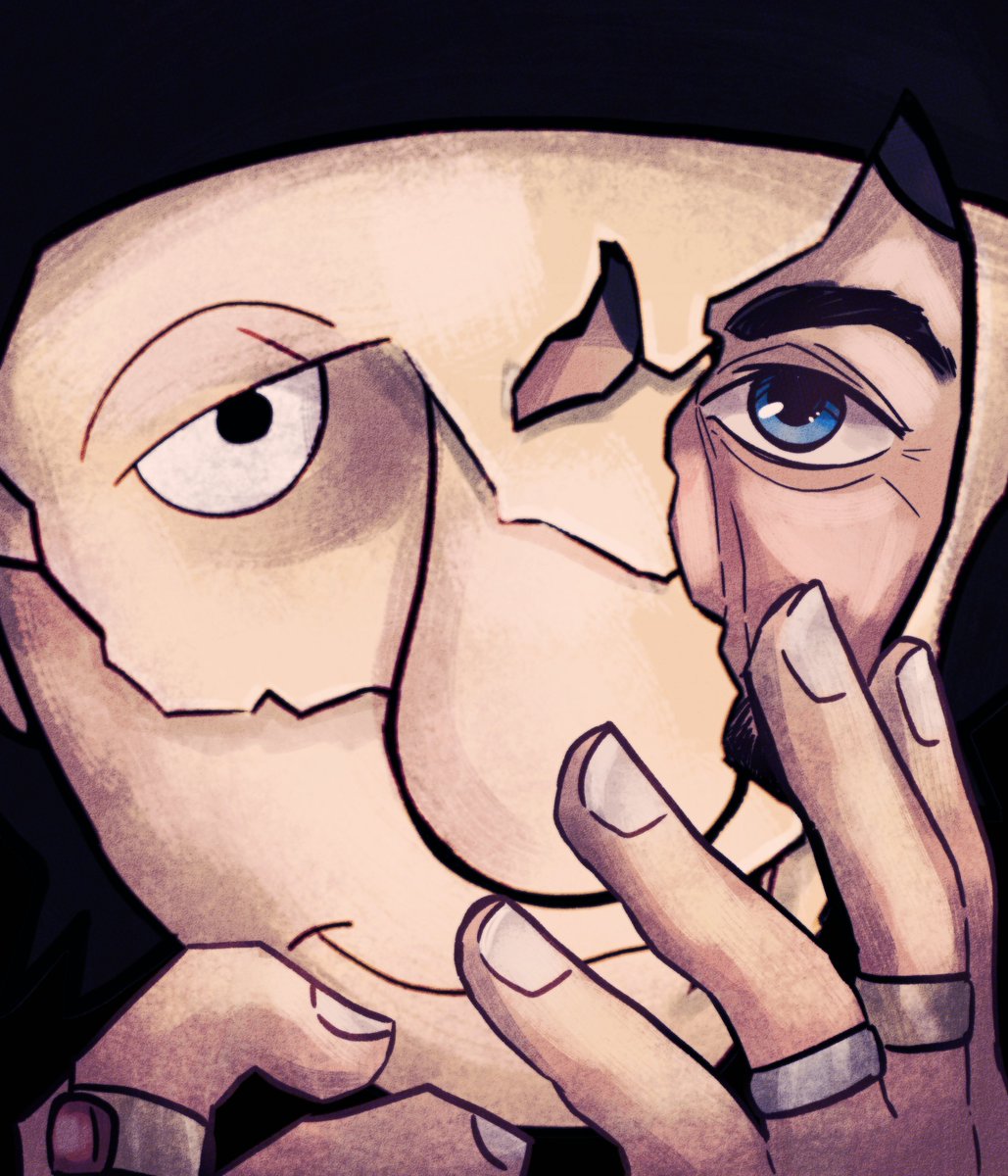 And so, the jester's mask finally breaks #TheBeatles #Beatlestwt #Art #RingoStarr