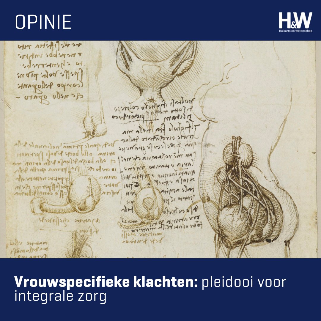 Vrouwspecifieke klachten zijn meer dan hormonale problemen. Pleidooi voor een integrale, gendersensitieve benadering in de huisartsenpraktijk.👇
ow.ly/MVsX50XwPqh
#huisarts #vrouwengezondheid #biopsychosociaal