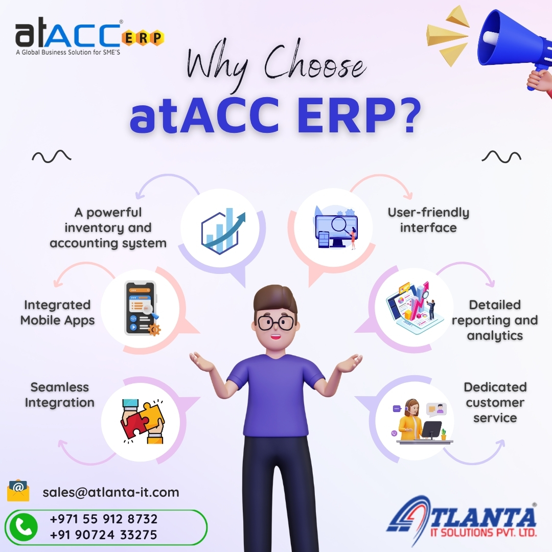 atlantaatacc's tweet image. Why choose atACC ERP?
Powerful features, seamless integration, mobile apps, analytics, and dedicated support.
The complete ERP solution for growing businesses.

📩 sales@atlanta-it.com

📞 +971 55 912 8732 | +91 90724 33275

#ERP #BusinessTech #Automation #SoftwareTools #Business