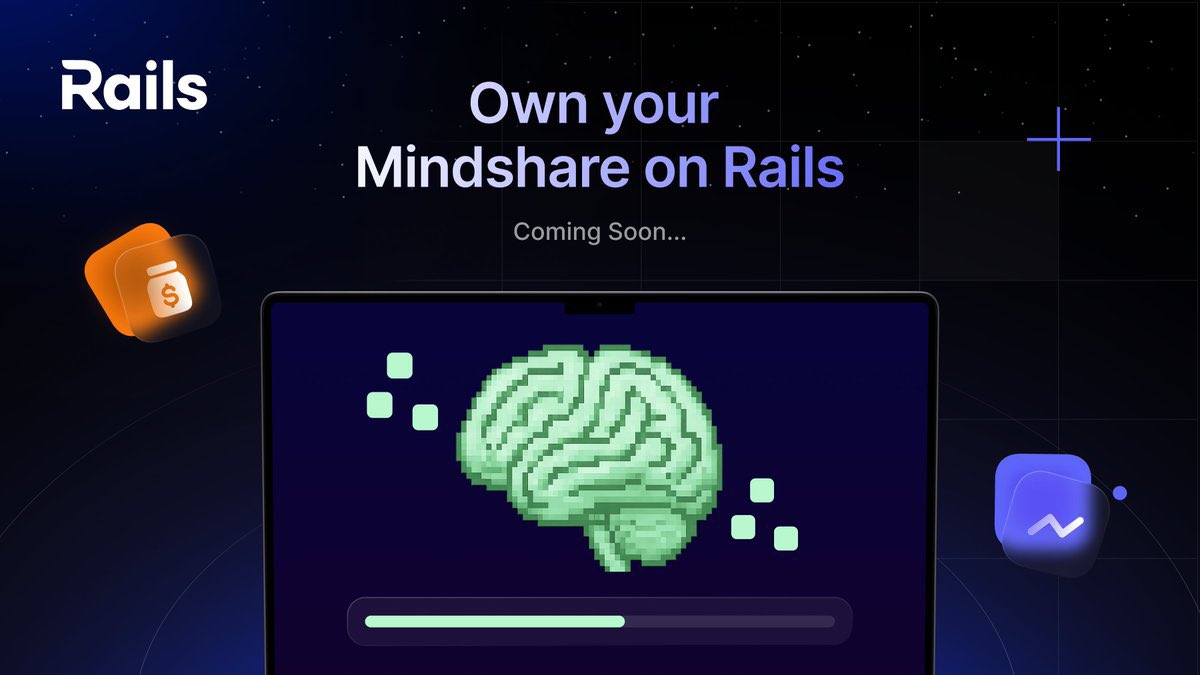 Predatorweb3's tweet image. Good Morning CT!

Feels like @rails_xyz is cooking something  big

Rn, you can only earn Rails airdrop just by trading 

But this hint make it look like an InfoFi campaign might be coming too

Which InfoFi platform do you think Rails will launch on?