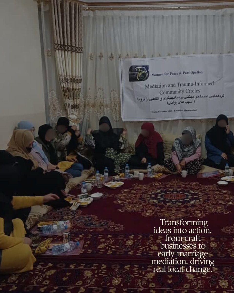 women_pp's tweet image. From arts and crafts businesses to mediation on early marriage, participants in the Transformational Leadership Workshop turned ideas into action, showing how leadership can create real social change.