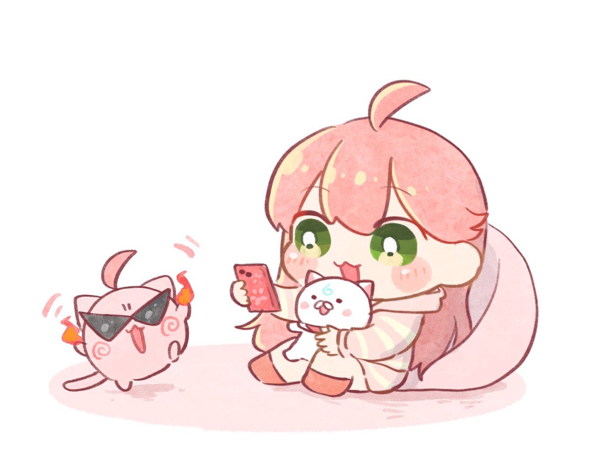 じつはiPhone17になったみこ📱
やっとサブ垢もログインできたにぇ🌸

怒涛の収録3日目だー！🔥
がんばるぉ💃