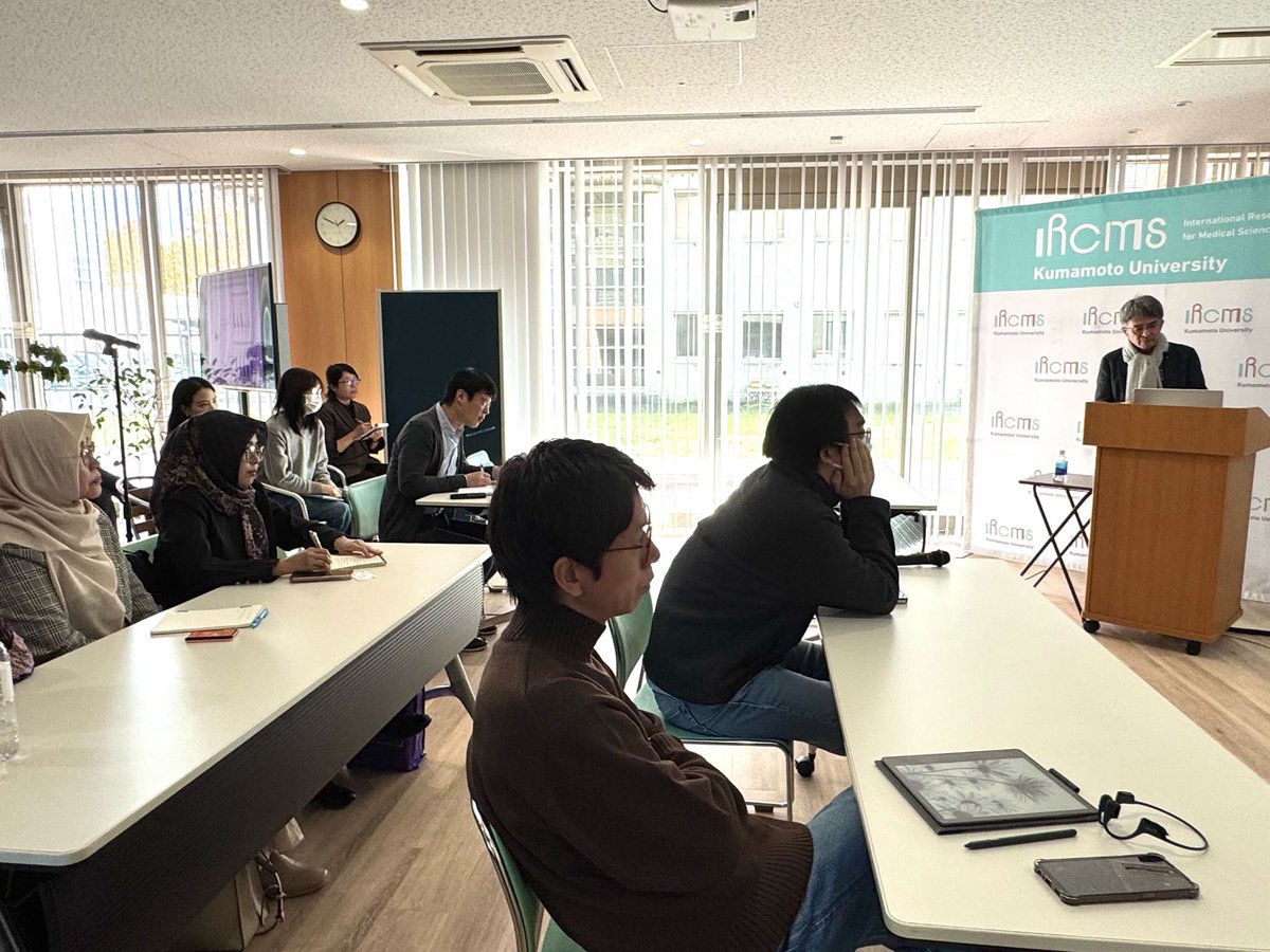 IRCMS_KU's tweet image. Today’s WIM was presented by Dr. Goro Sashida!🌟🗣️

#seminar #ircms #kumamotouniversity