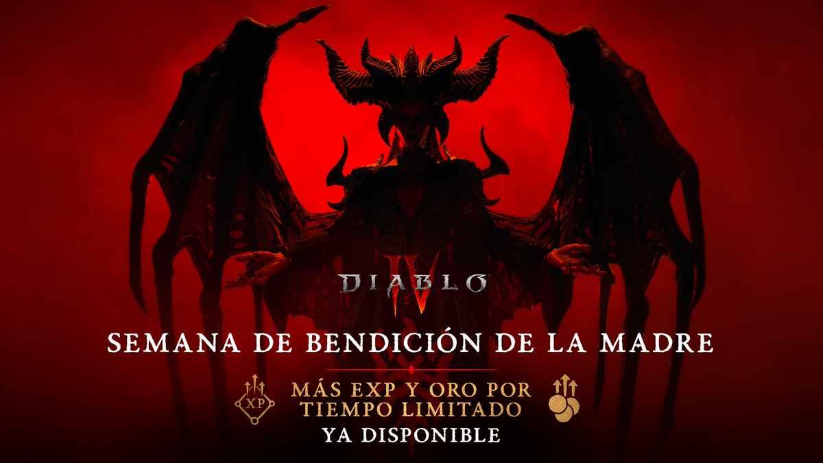 Proenix00's tweet image. [#Diablo4] Ha regresado la bendición de la madre a Santuario

Hasta el 2 de diciembre, todos los jugadores obtendrán un 35 % de experiencia y un 50 % de oro más (multiplicativo)

Se aplica tanto al reino de temporada como al reino eterno, y también a todos los niveles del mundo