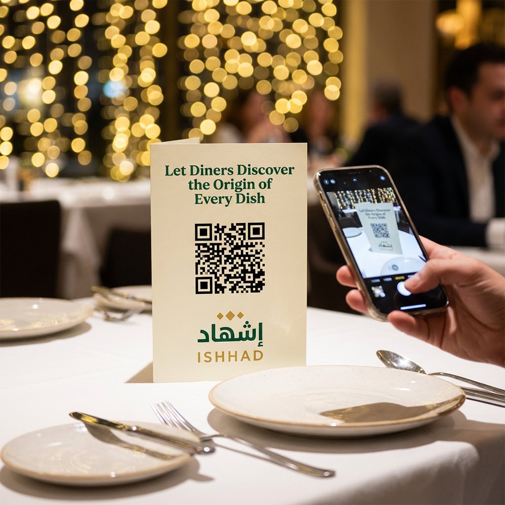 Ishhadx's tweet image. Turn your menu into an interactive experience. A simple QR scan can show diners the origin of their meal, building trust and engagement right at the table. #RestaurantTech #FutureOfDining #QRCode #Ishhad
