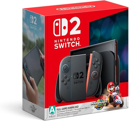 #BlackFriday Nintendo Switch 2 + Mario Kart World Bundle (versión nacional) se pone de 14899 a solo 11333 pesos con envío gratis y meses sin intereses
amzn.to/49IhqMc