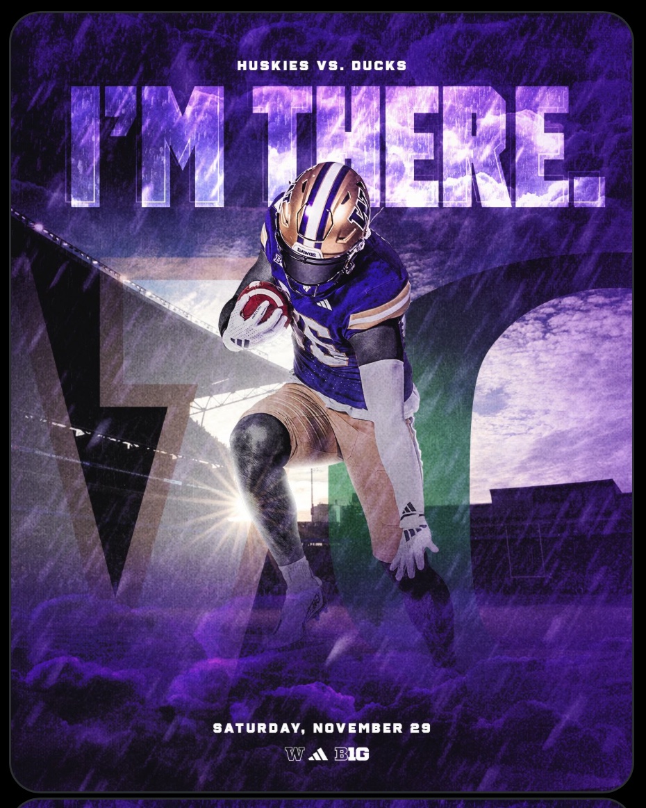 Super excited to visit Husky Stadium this weekend for the game against Oregon. Thanks <a href="/CoachCRAW/">Coach Crawford</a> and <a href="/UW_Football/">Washington Football</a> for the game day invite! Go Dawgs! ☔️
<a href="/shanedKeck/">Coach Shane Keck</a> <a href="/loganbruce55/">Logan Bruce</a> <a href="/B_Haugh/">Coach Brandon Haugh</a> <a href="/BrandonHuffman/">Brandon Huffman</a>  <a href="/PrepRedzoneWA/">Prep Redzone Washington</a> <a href="/JordanJ_/">Jordan Johnson</a>