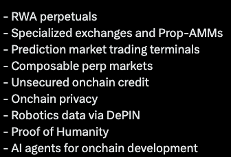 rainhead1's tweet photo. coinbase venture 发布的 2026 年加密领域展望，我个人比较看重 RWA、Unsecured onchain credit和 Humanity，这些应该构成了在 AI 时代加密经济的发展的基石，也可以加速取代传统金融设施的步伐。 https://t.co/TTWfpsQTb7
