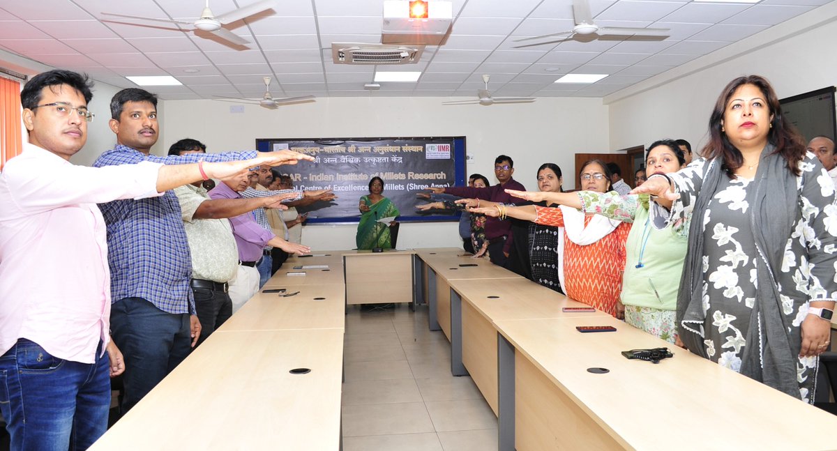 Indian Institute of Millets Research (ICAR-IIMR) tweet media