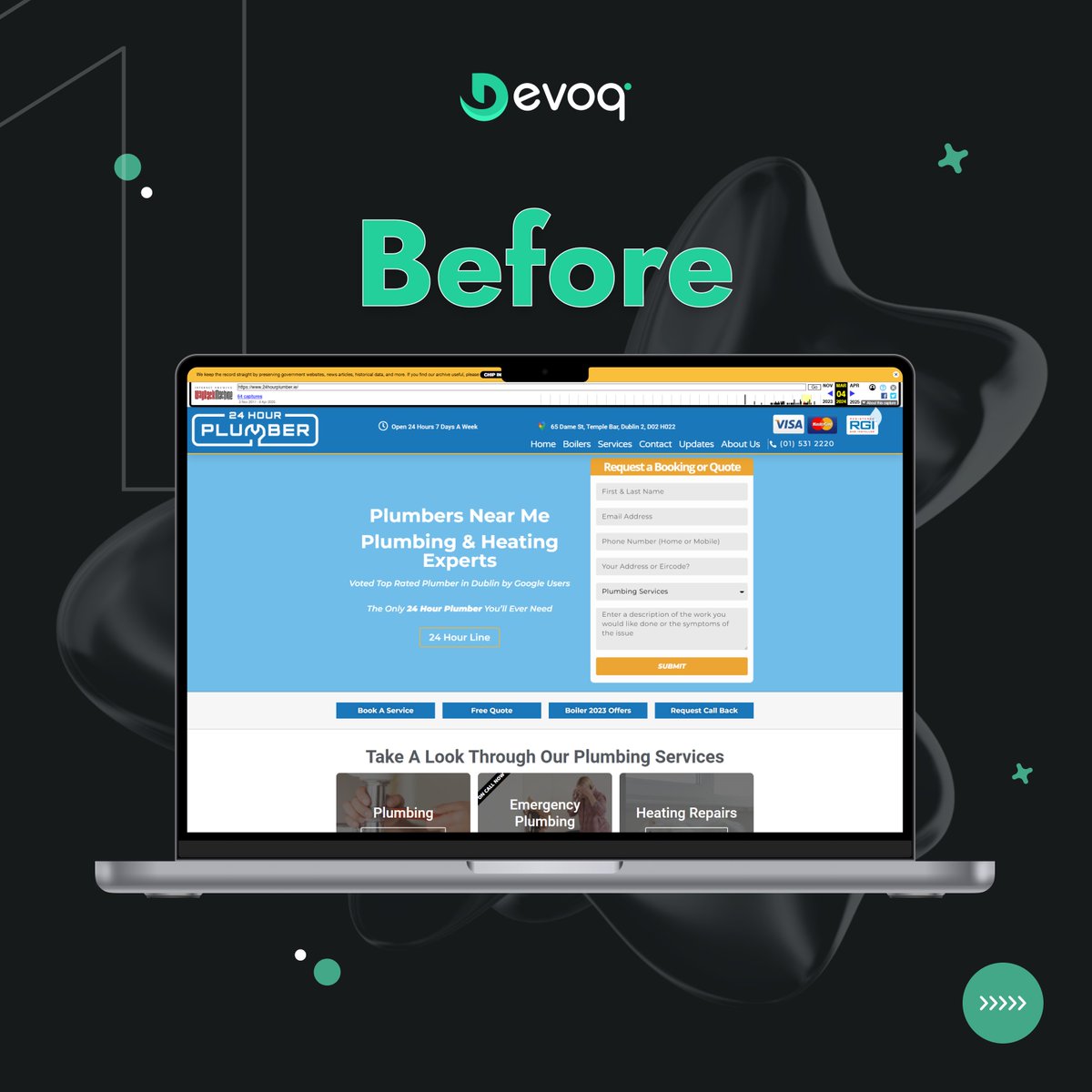 Devoq_Design's tweet image. From cluttered to clear, this Before/After reveals how thoughtful UI and structured UX can completely change the digital experience.

Visit our website for more details: devoqdesign.com

Email Us: sales@devoqdesign.com

#DevoqDesign #MindEaseApp #plumberwebsitedesign