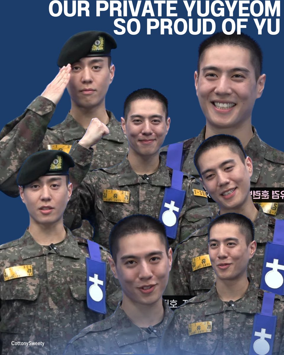 ช่อง YT ของ ศูนย์ฝึกกองทัพเกาหลี 
(Korea Army Training Center)
เผยแพร่เทปสัมภาษณ์ #YUGYEOM 

คำโปรย...
(1) มีข่าวลือว่ามีทหารเกณฑ์ที่ “เต้นเก่ง ร้องเพลงเก่ง แถมยังมีความสามารถด้านการแต่งเพลง” เข้ามาฝึกที่ศูนย์ฝึกทหารบก…?!

ใช่แล้ว! นี่คือ @Yugyeom สมาชิก GOT7 และศิลปิน AOMG