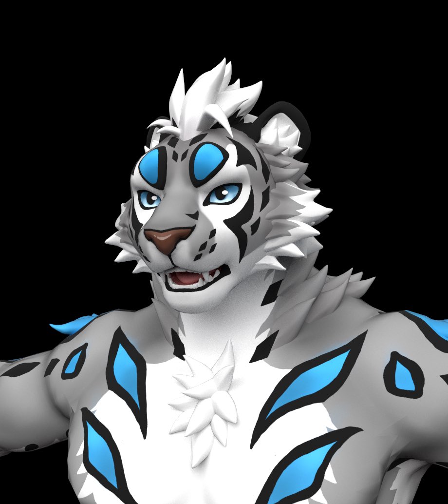 Hsin70512647's tweet photo. I was so busy that I forgot to show my new son to everyone XD. Let me introduce the super handsome snow leopard @FeatherRoan 🌟
#Furry #furryartwork https://t.co/8YnnIYrv92