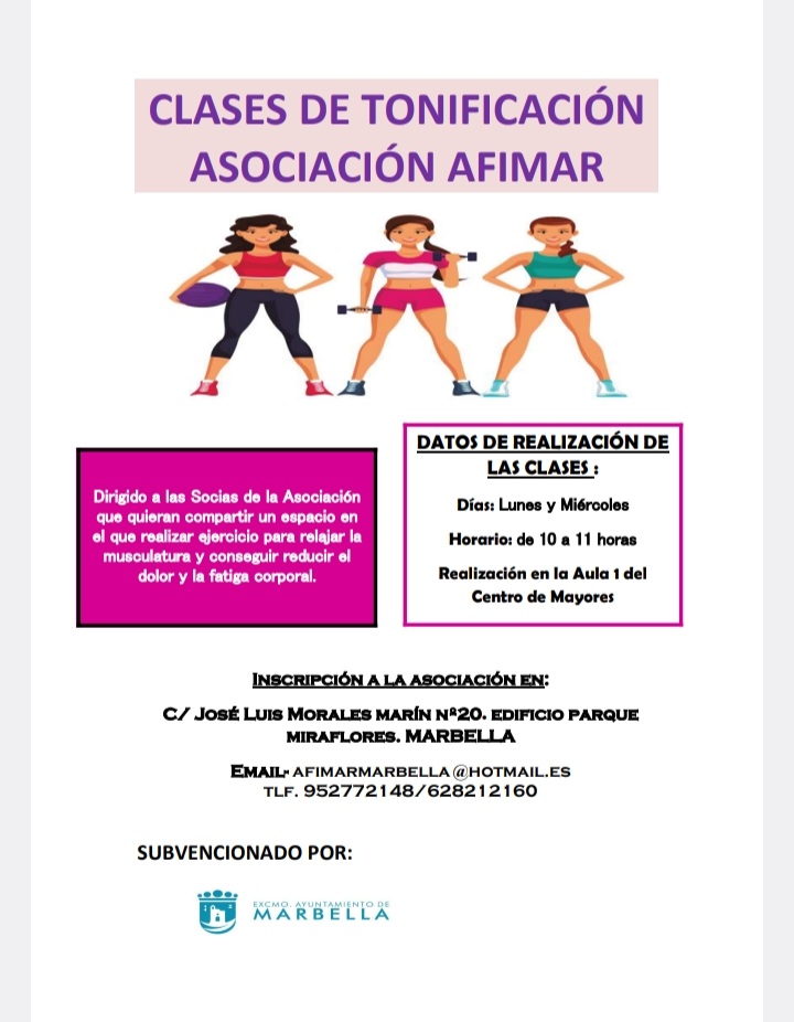AFIMARMARBELLA's tweet photo. NUEVOS HORARIOS DE NUESTRAS ACTIVIDADES Y TALLERES https://t.co/Nx7RrASfZi