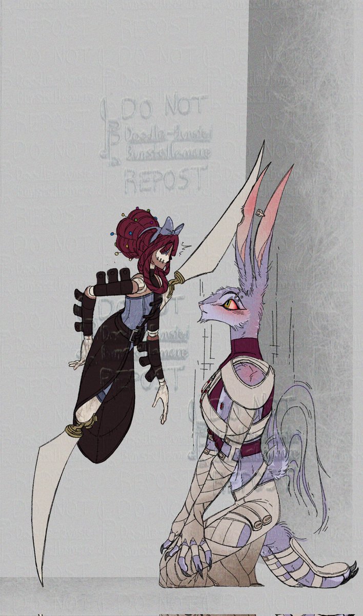 POV: Be Jax/Judas-- Just a few months fresh out of your cybersleep and you try to intimidate the senior skirmish fighter with knives for legs who has impaled you before. She does this-- and wdyd?

K n e e l

#TADC #TEPE #tadcjax #tadcRagatha #bunnydoll