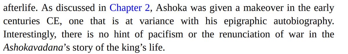 AspiringAntel's tweet image. Rubbish. 

H.C. Raychaudhuri addressed this controversy a long time back in his Political History of Ancient India. Going by the historicity of the tenuous sources that are being used to support this theory, one would have to jettison even the veracity of the Kalinga War!