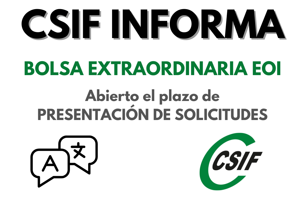 CSIFEnsenanzaCV's tweet image. El plazo de presentación del trámite telemático de solicitud será desde las 10:00h del día 26 de noviembre de 2025 hasta las 10:00h del día 11 de diciembre de 2025.
csif.es/es/noticia/por…