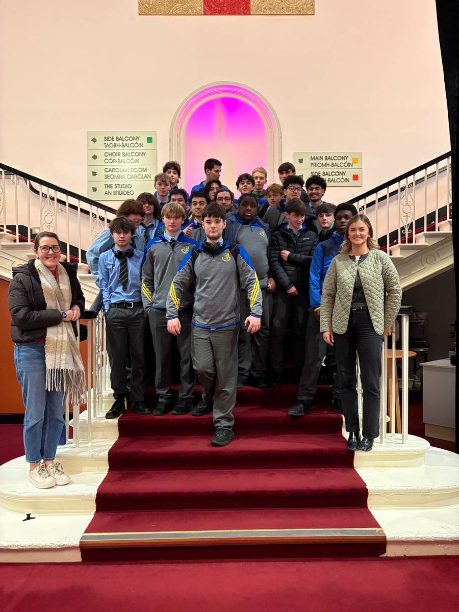 CBSNaas's tweet image. This week our 5th and 6th year Music classes had the opportunity to travel to the National Concert Hall in Dublin for a wonderful morning of music. The National Concert Hall is the home of classical music and performance in Ireland.