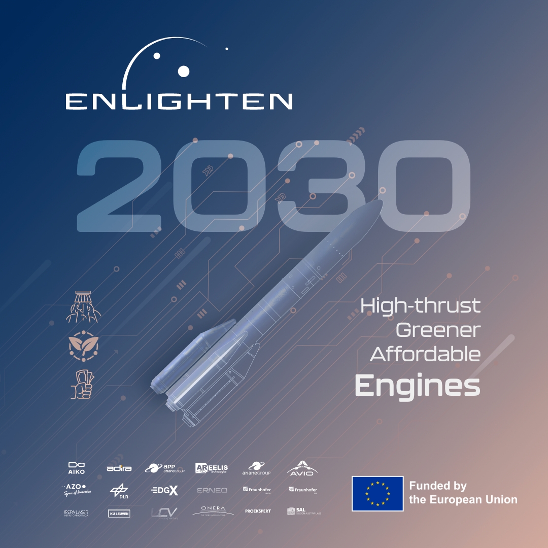 ENLIGHTEN2030's tweet image. ENLIGHTEN – Shaping the engines of tomorrow

From advanced additive manufacturing to innovative design concepts, ENLIGHTEN is not just research – it’s a step toward a new generation of rocket engines.

🔗 Discover more: project-enlighten.eu

#ENLIGHTEN2030