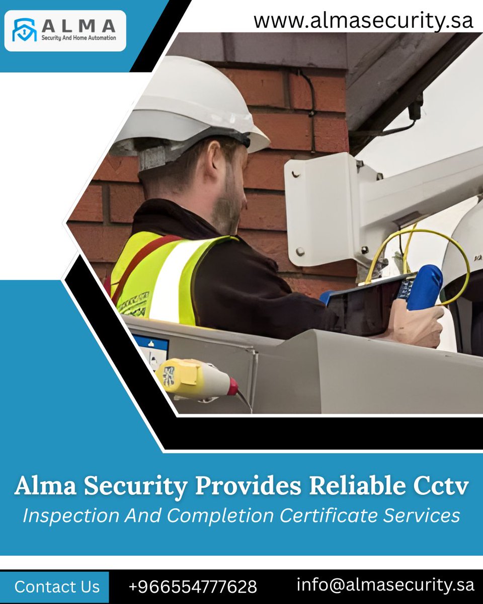 ALMASAFETY1's tweet image. Smart security and automation delivering trusted CCTV checks, certified safety, and reliable technology for complete peace.
 almasecurity.sa

#SmartAutomation #CCTVInspection #HomeSafety #SecureLiving #TechForSafety #SmartHomeSolutions #AutomationMadeEasy