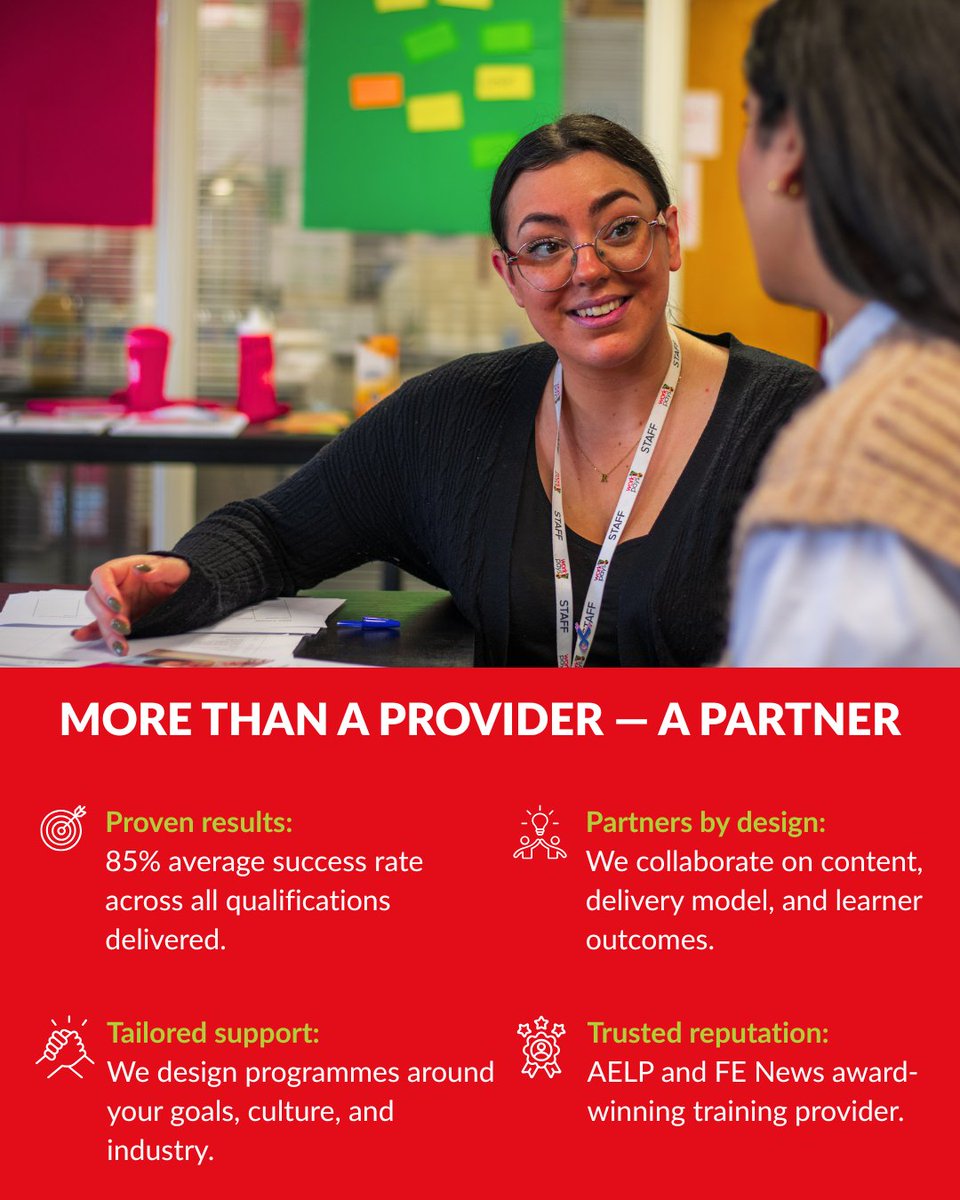 workpays's tweet image. Tailored training, proven results, trusted by employers nationwide.

Partner with Workpays today!
loom.ly/_KfJ9tA

#Apprenticeships #Upskill #StaffDevelopment #EmployerSupport #Workpays