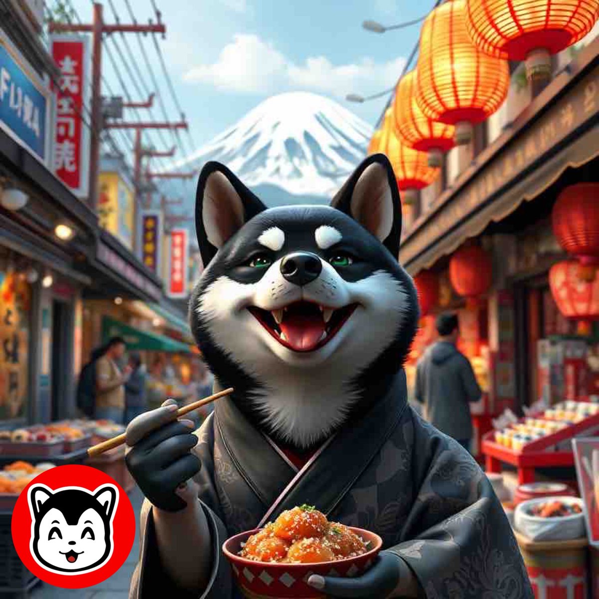 Time to eat a proper Japanese breakfast before we clime up this mountain. 
Market looks a bit better but we have to be ready for more unexpected surprises. As always. If $BTC goes back above 100k could be bullish and $ETH with $OSAK will follow. If not we will have to stay