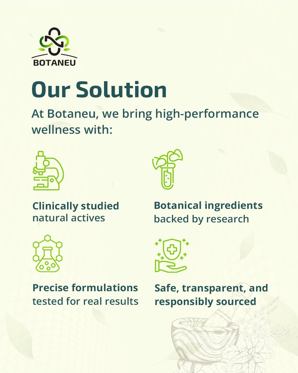 botaneuofficial's tweet photo. Botaneu blends ancient botanical wisdom with modern clinical precision for consistent, high-performance wellness.

— Clean label
— Research-backed ingredients
— Real, measurable benefits

#Botaneu #Wellness #HealthScience #CleanLabel #Nutraceuticals #HolisticHealth https://t.co/Wag9ieVRY4