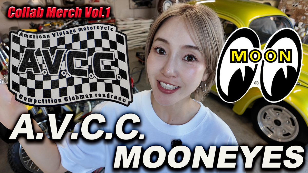 プロに愛用されている最強の浸透性防錆潤滑を製作する WD-40、アメリカ製のバイクによるロードレースの主催団体 American Vintage Competition Clubman Roadrace (A.V.C.C.）、と MOONEYES の、HCS20225 で販売するコラボ アイテムを MOONEYES Imagineer emi が紹介!!

youtu.be/l9g-xGPEc5k