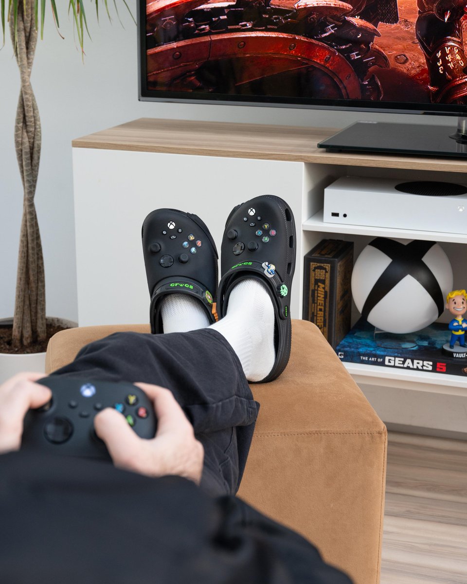Take cozy gaming to the next level with the Xbox + <a href="/Crocs/">Crocs</a> collab!