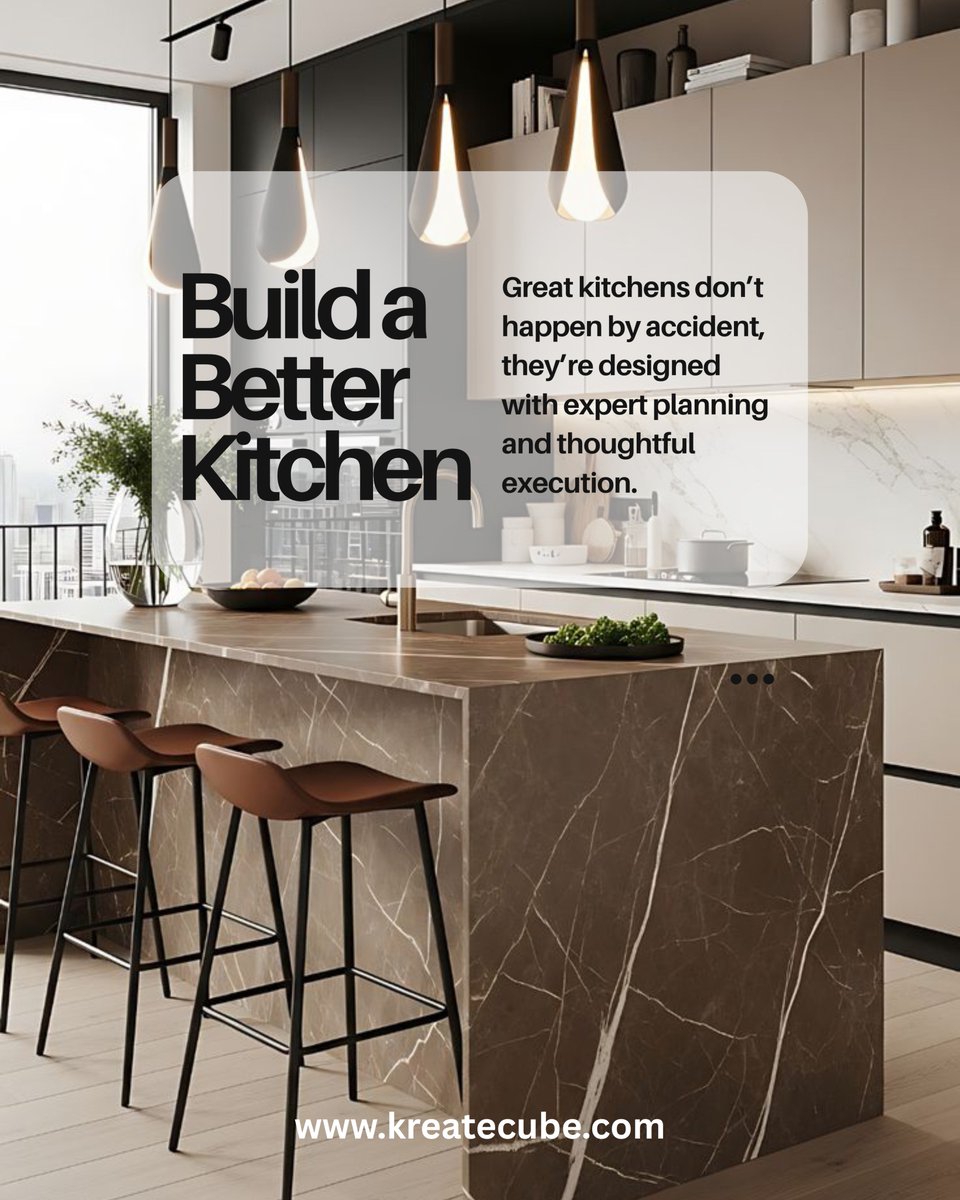KreateCubeKC's tweet image. Your kitchen shouldn’t feel cramped or confusing.
A good designer gives you smarter storage + a better layout.
💾 Save for later
📤 Share with someone upgrading
🔗 Click the Link to hire verified kitchen designers
kreatecube.com/professionals/…

#ModularKitchen #DesignHelp #KreateCube