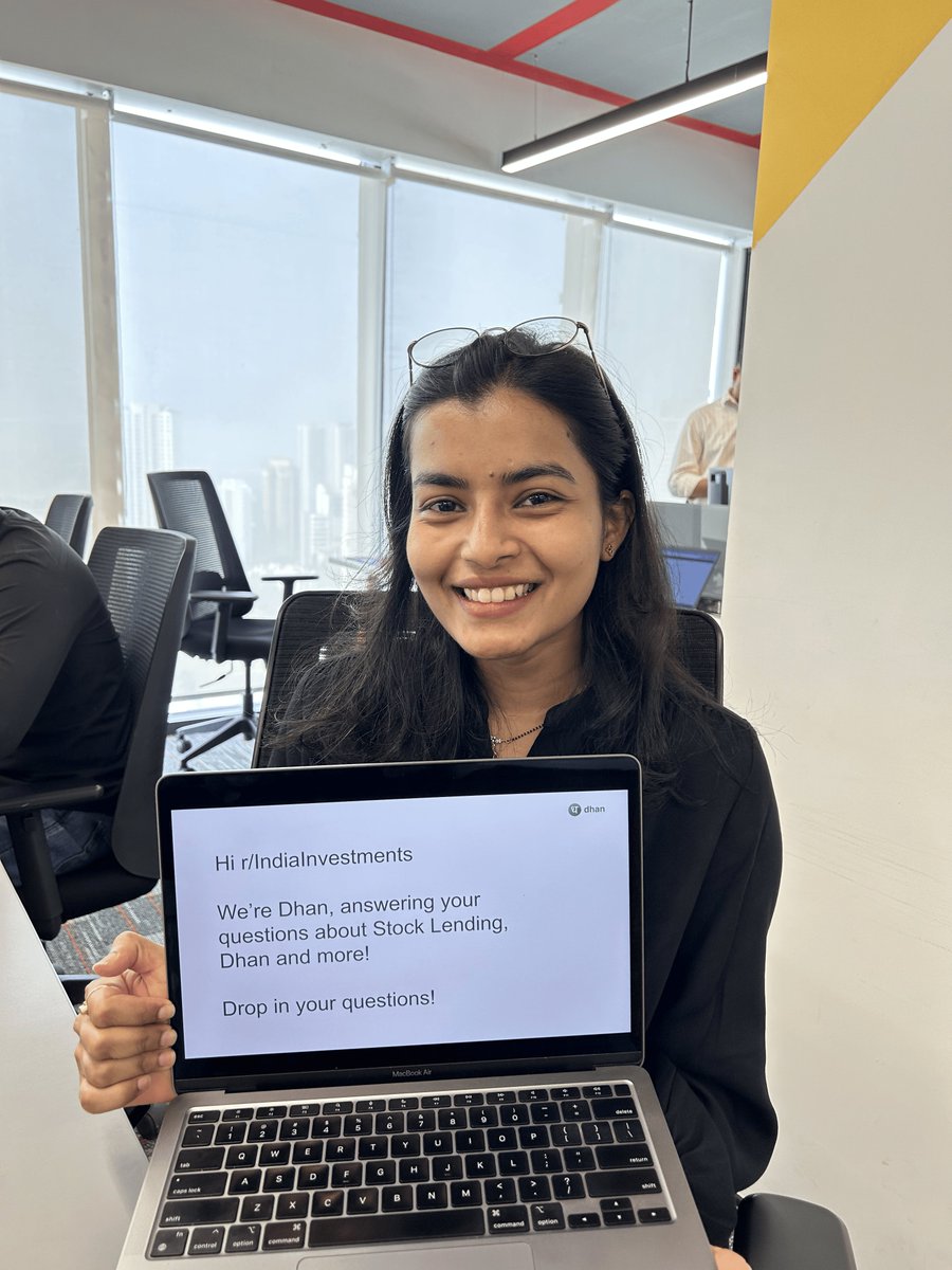DhanHQ's tweet image. We&apos;re doing an AMA on r/IndiaInvestments about Rent Stocks via SLBM today.

Tanvi (Product Manager - Rent Stocks) and @BeingPractical  will be answering questions about lending stocks, earning additional income, risks, returns, and everything SLBM.

Join the AMA here:…