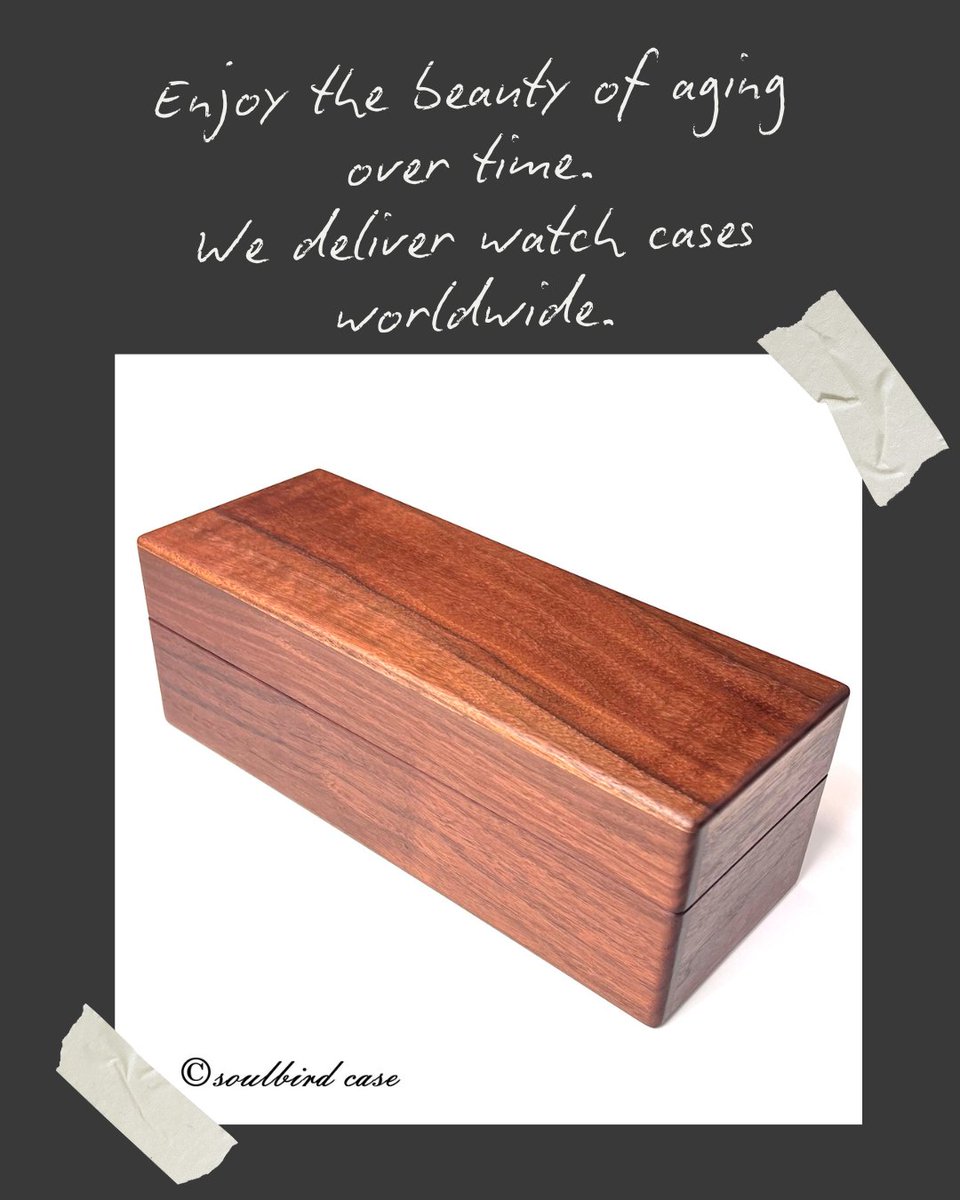 soulbird_case's tweet image. Watch case: Black walnut wood with oil finish
Interior leather: K327 Sheep suede

Enjoy the beauty of aging over time.
We deliver watch cases worldwide.
soulbird.co.jp/watchcase_1705/

#watchcases #watchcase #ソウルバード　#ソウルバード　#時計ケース　　 #watchcollector  #watchcommunity