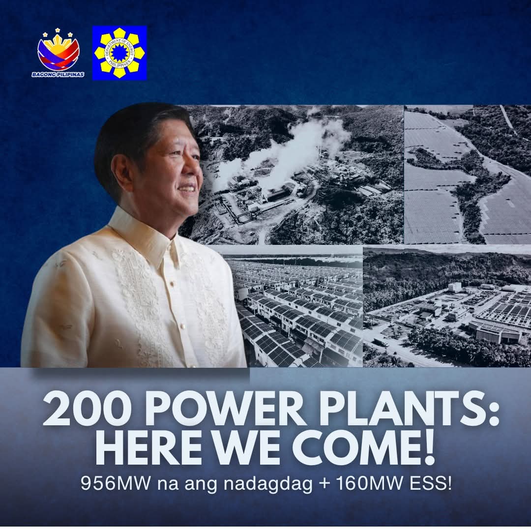 🧵 1-3

The government just delivered 956 MW of new power capacity plus 160 MW energy storage across Luzon, Visayas, Mindanao.

This is real work on the ground, hindi palabas. Stability for homes, Reliability for Industries, and Confidence for Investors.

Gawa, hindi puro Kuda.