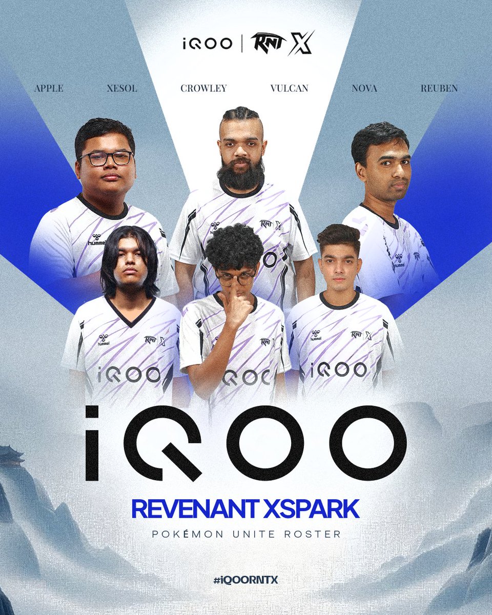 Prepare for trouble, and make it double 🤙. The Wolves are back to Aeos Island with iQOO.

Say hello to the iQOO Revenant XSpark Pokemon Unite Roster!

#iQOORNTX #WolvenSpark