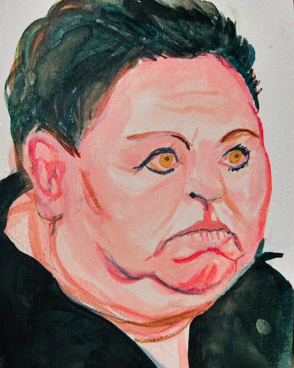 Rok temu kilka grup artystycznych wyjebało mnie za ten portret.