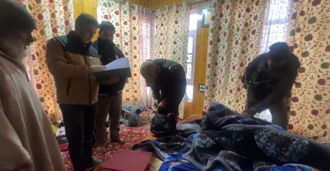 ians_india's tweet image. Kulgam, J&amp;amp;K: Kulgam Police conduct coordinated raids and searches across the district against the banned Jamaat-e-Islami (JeI), seizing electronic gadgets, documents during the operation

(Source J&amp;amp;K Police)
