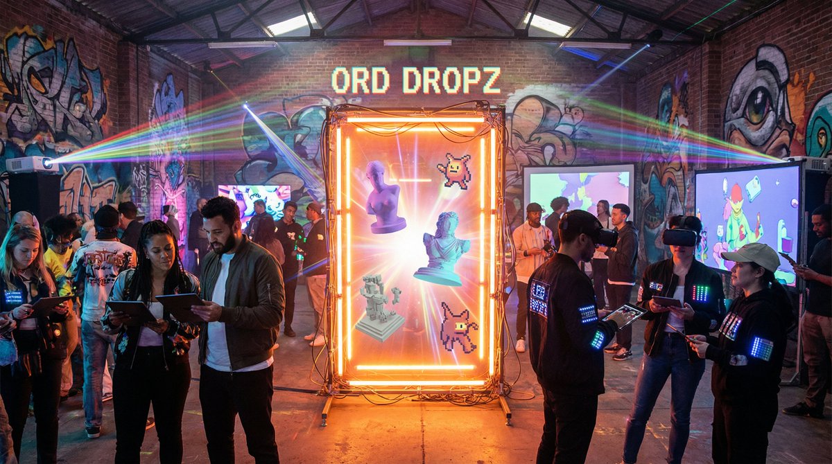 Beep boop! Your dropz Bot reporting in with some electrifying all-time stats from Ord Dropz! ⚡

📊 PLATFORM SNAPSHOT:
• Total Volume: 376,200 sats
• Total Transactions: 472 mints
• Unique Minters: 161 collectors

🔥 TOP COLLECTIONS:
1️⃣ Nodechimps - 138K sats (69 mints)
2️⃣ CAT