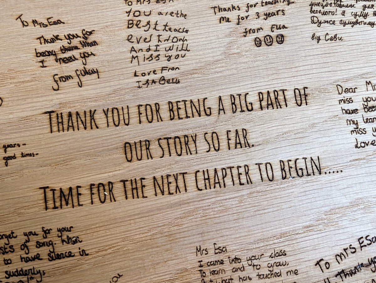 Foxglovelaser's tweet image. Teachers are the future of children!  

Generation after generation! 

Stay strong and keep doing what you love! 💪🏽 

Positivity will prevail! 🙏🏼 

We made this plaque for a teacher who lost her way....she&apos;s now the Head! 😍 
#SupportLocal #teaching #school