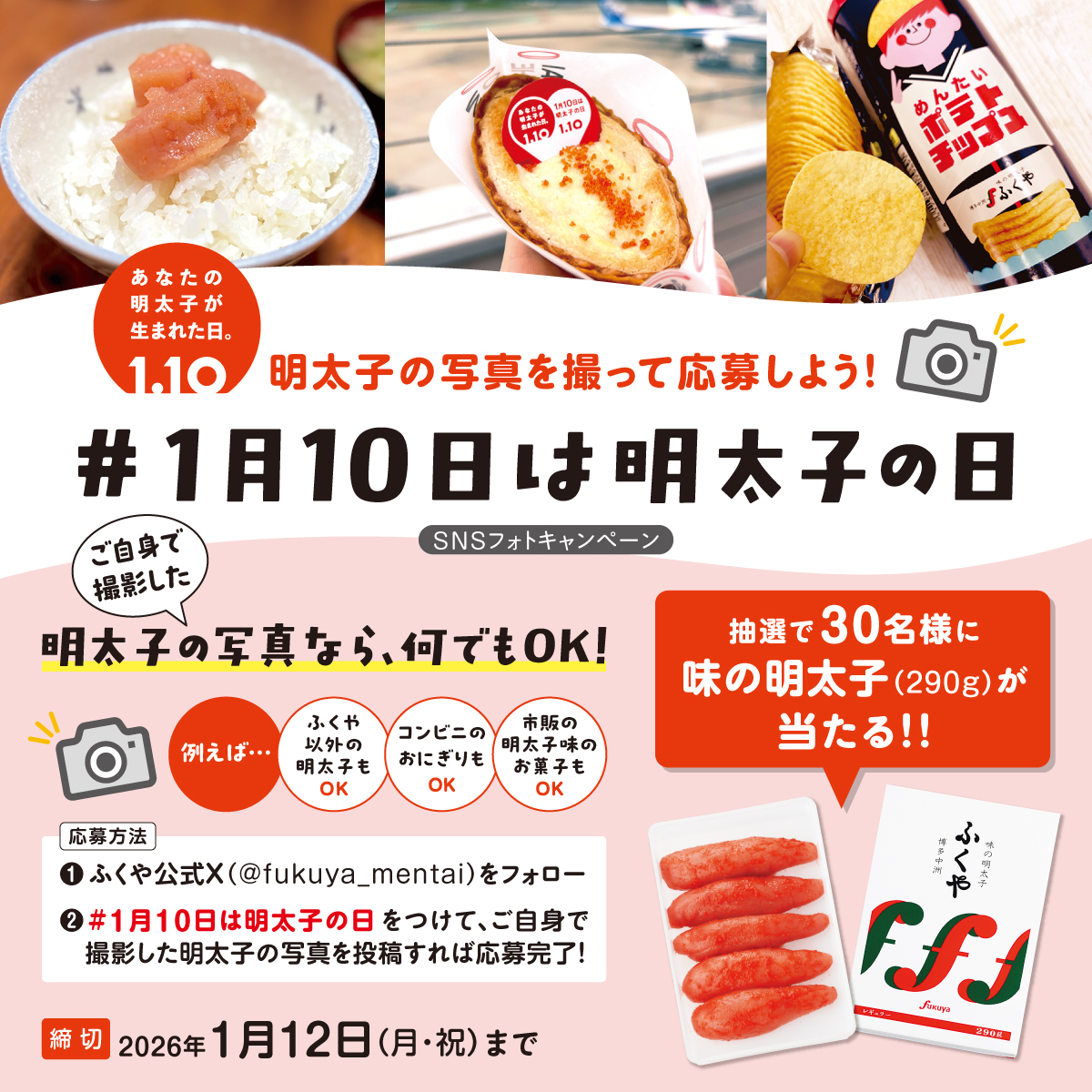 もうすぐ明太子の日だ！ 【ふくや以外の明太子・明太子味のお菓子など