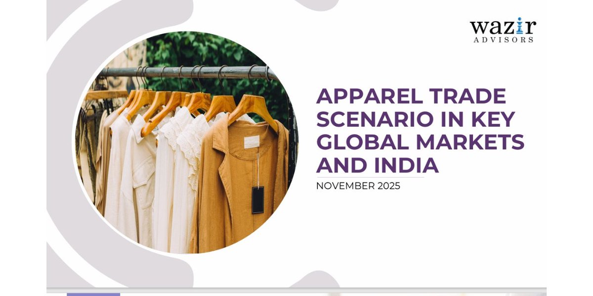 TextileValue's tweet image. November 2025 apparel trade shows mixed global trends, with strong retail growth in India and the UK.

Read More: textilevaluechain.in/in-depth-analy…

#GlobalApparelTrade #RetailUpdate #TextileIndustry #FashionEconomy #ApparelMarket #TradeInsights #GlobalTextiles #MarketTrends