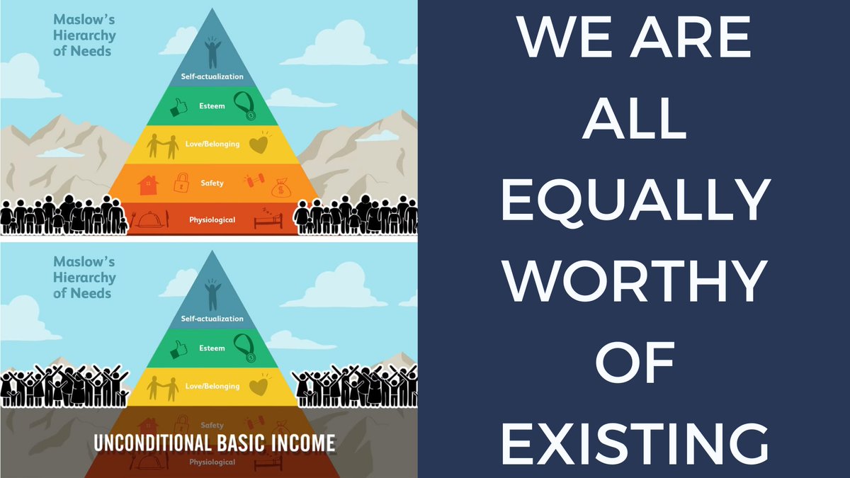 clearSNR's tweet image. BASIC means BASIC.

Physiological + Safety layers only.  If you want to be &quot;comfortable&quot; that&apos;s some other program.

Universal Middle Class Income isn&apos;t a valid thing.

Want more? Get a job.