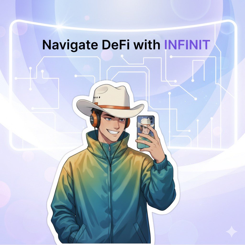 web3yinks19's tweet image. GM fam ☀️

There’s something different about trading with Infinit. it feels like the first time DeFi actually works with you instead of against you.

You’re not juggling tabs.
You’re not bouncing between chains.
You’re not double-checking approvals like it’s a full-time job.

You…