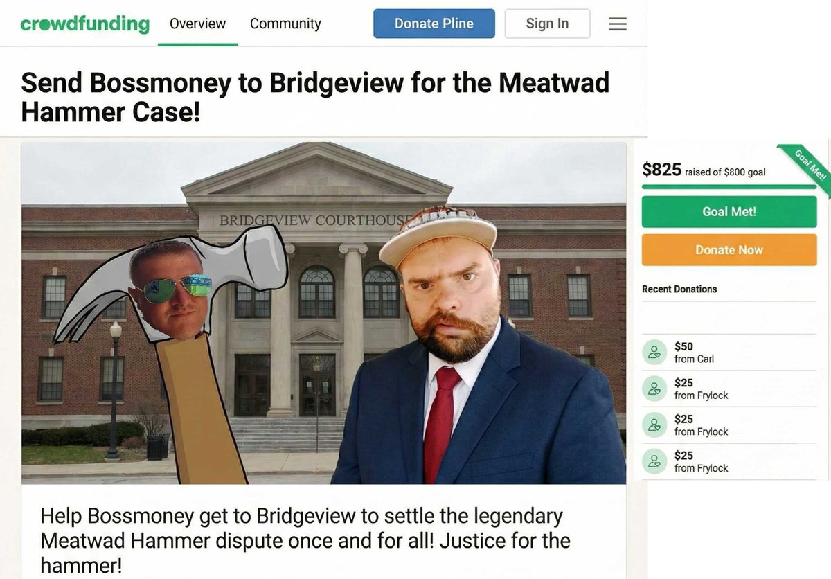 Bossmoney8444's tweet image. 🚨GOAL REACHED.  🚨December #thirst #meatwad vs a hammer #bottomline #maga #cult I want to thank all those who donated (Carl, Frylock.. and many others who have made this possible to see in person.  🫡 825 and still climbing.