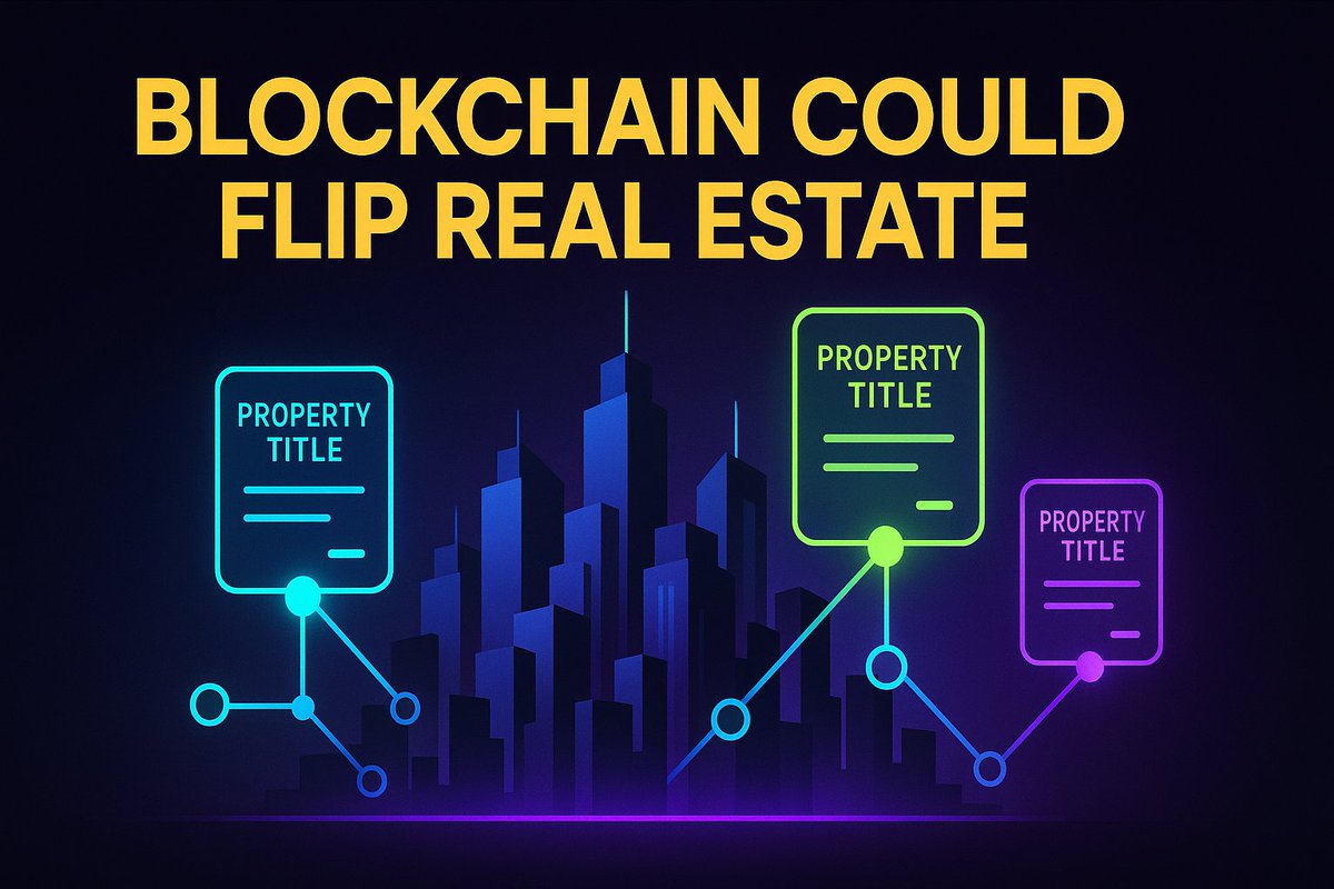 noone_wallet's tweet image. 🏗️ Blockchain could flip real estate forever. Every deed minted on-chain, every lien visible, every payment tracked. No forged titles, no lost records.

Projects like Propy show the path. 🔑 Your keys. Noone else.
#Propy #RealEstateReform #PropTech