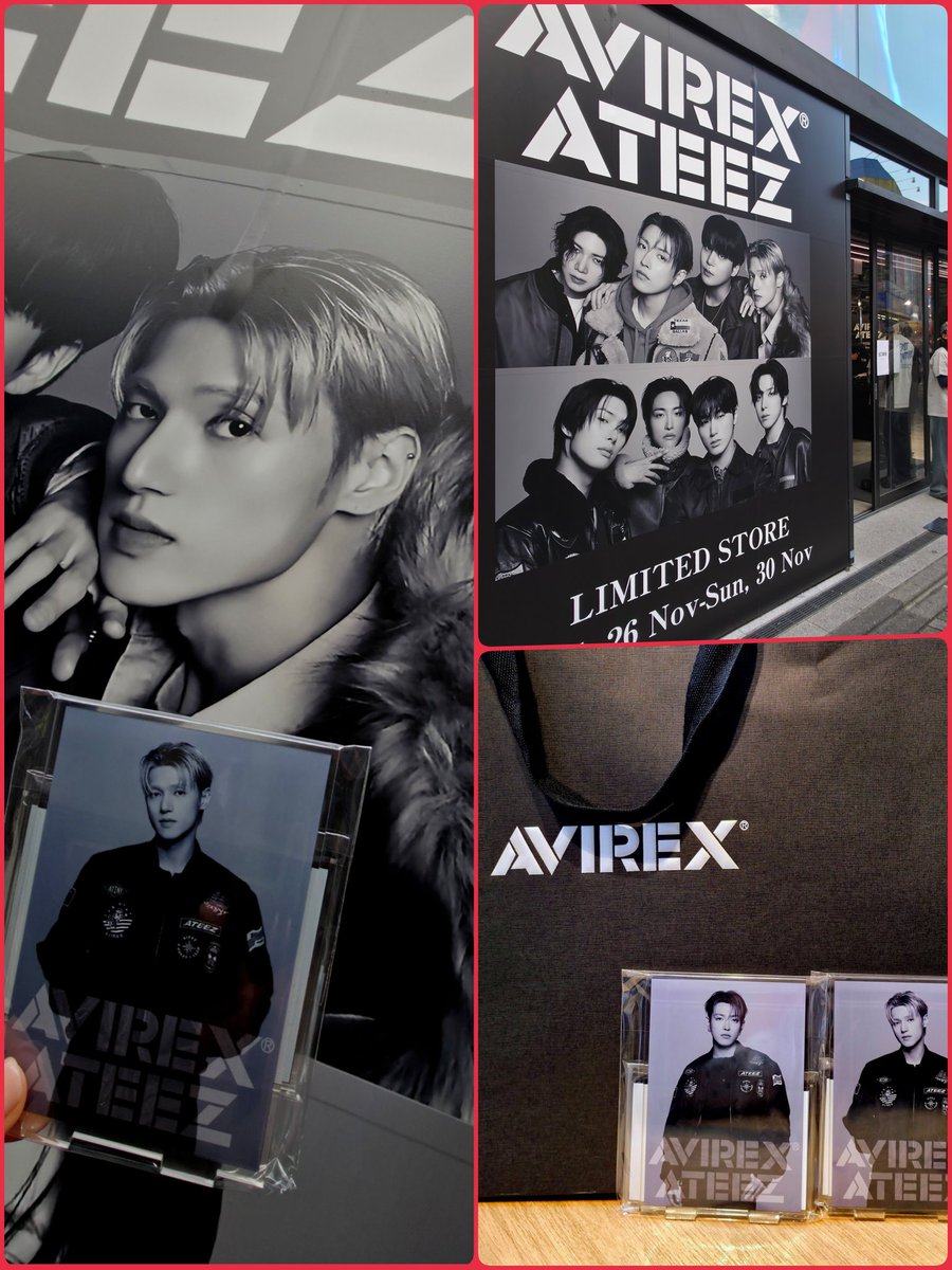ATEEZ AVIREX アクリルスタンド ソンファ 未開封 ATEEZ【AVIREX