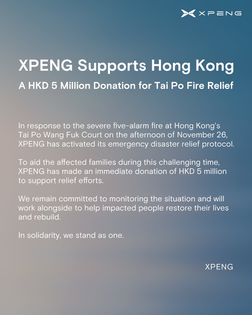 xiaopenghexpeng's tweet image. May the departed rest in peace, and the injured recover swiftly. 🙏
Our deepest gratitude goes out to the brave firefighters and rescue personnel. Your selfless courage in the face of danger truly embodies the spirit of protecting lives above all else.
