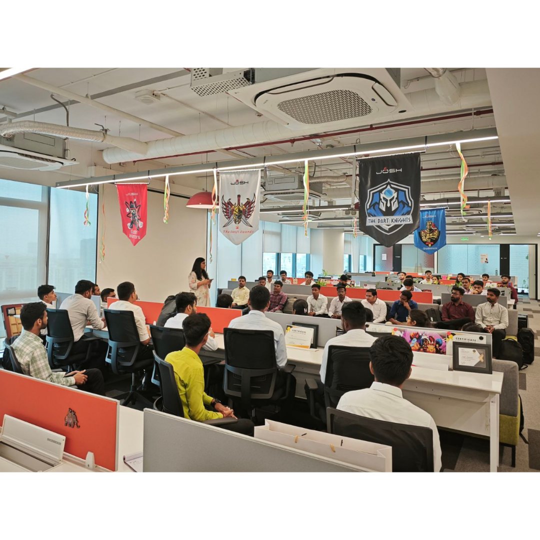 joshsoftware's tweet image. It’s always exciting to be the first step in careers, shaping them along the way - and nothing reflects that better than our recent offline internship drive at the Josh Software office. With passionate participants appearing for the drive, the energy, curiosity, and new wave of…