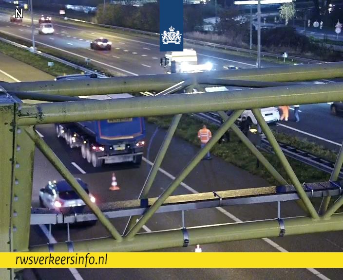 Ongeval op de A2 bij knooppunt Empel