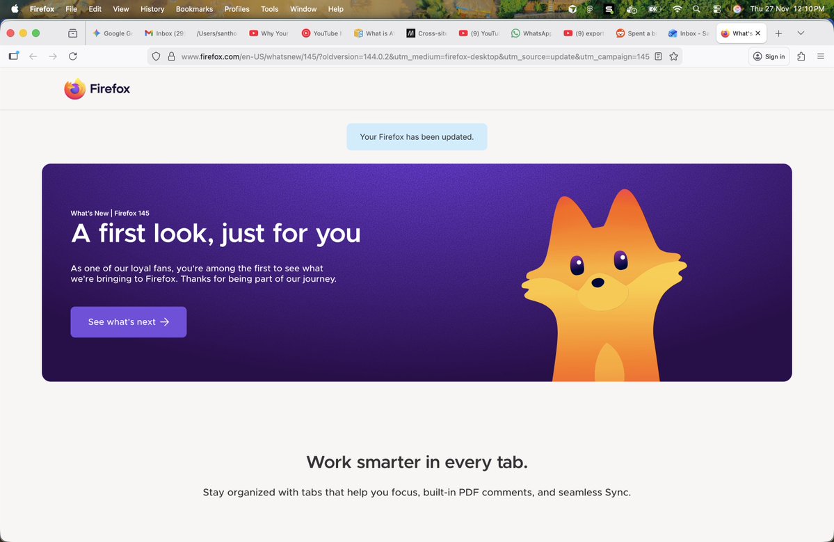 ____protagonist's tweet image. whats stopping you from using this cute fox? #firefox
