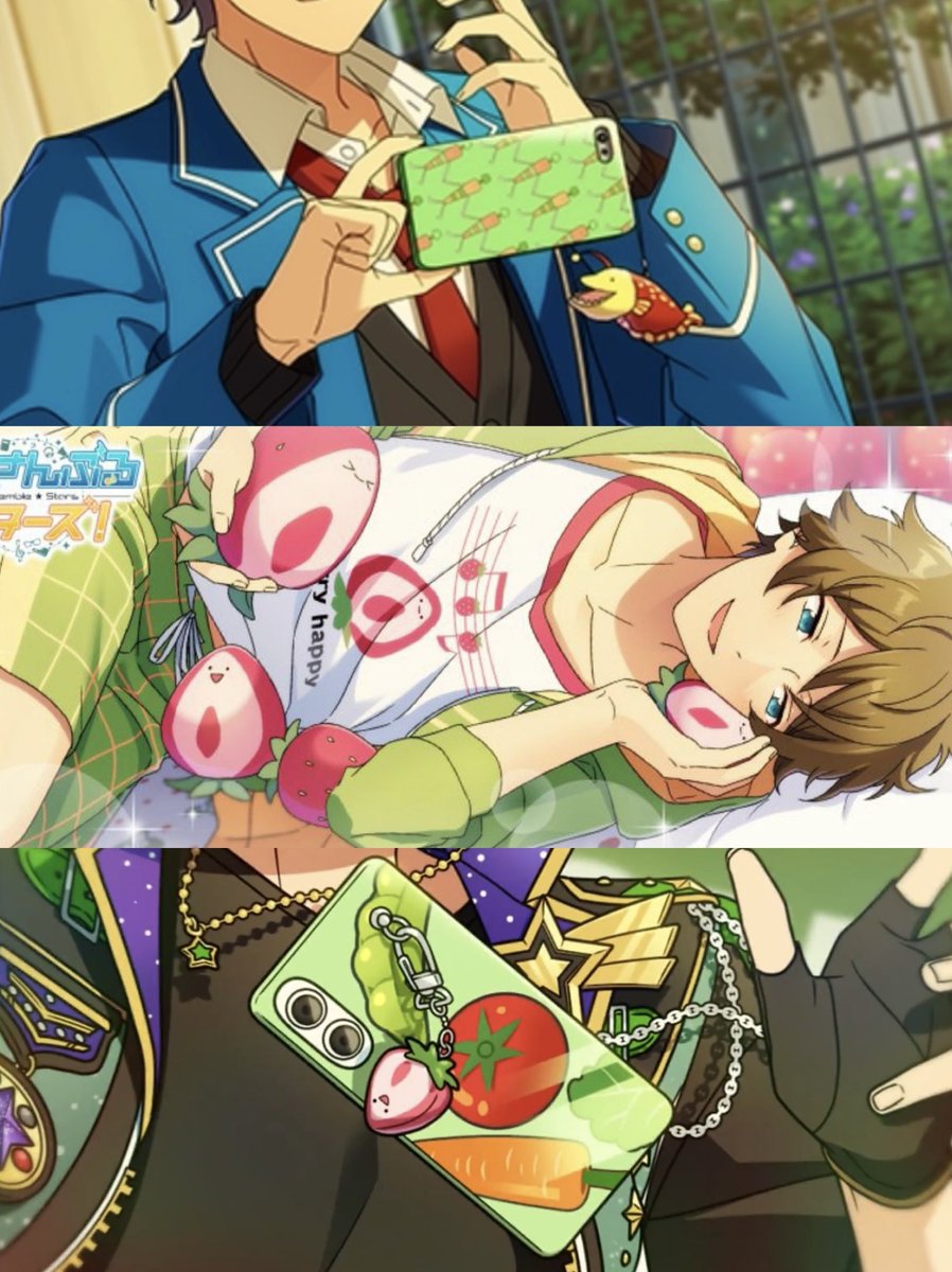 翠くんのスマホが機種変して奏汰くんのあんこうが卒業してベリハピちゃんになってる